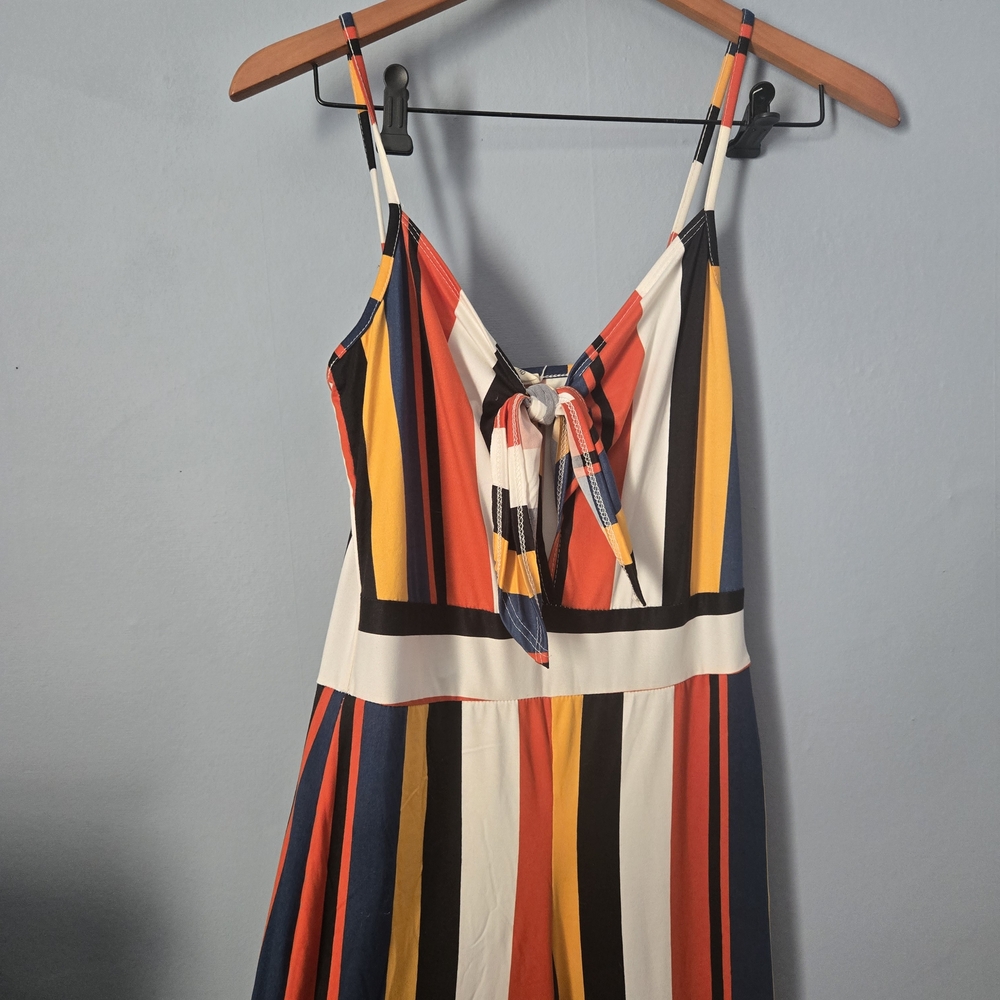 Striped Multicolor Jumpsuit - Picture 4 of 4